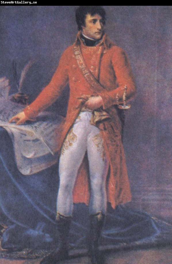 unknow artist strax efter det napoleon blivit forste konsul 1799 beordrade han det har magnifika portrat tet av antoine gros